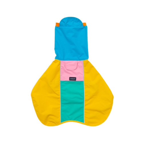 andblank rain coat