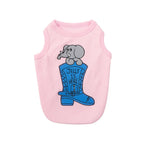 andblank Jelly Phant Western Sleeveless : Pink
