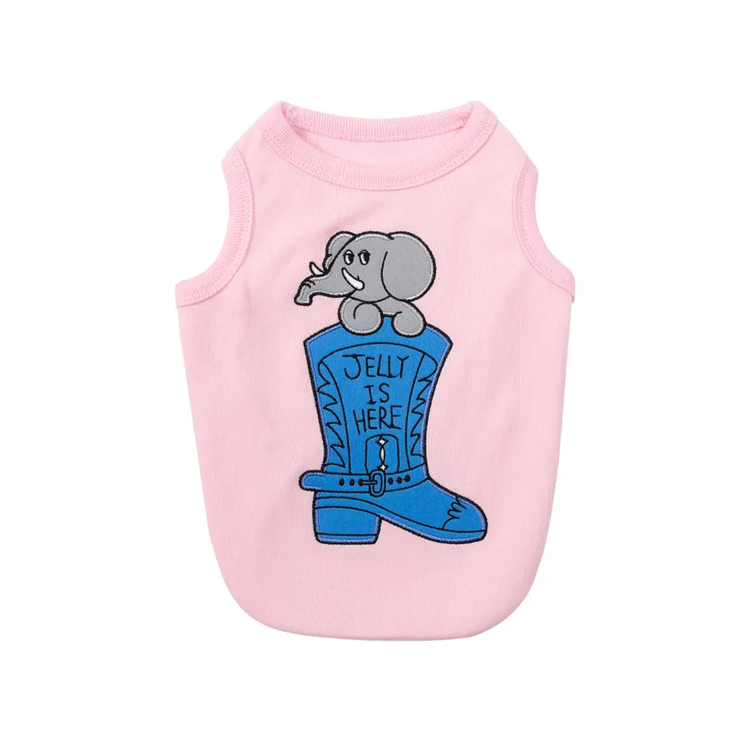 andblank Jelly Phant Western Sleeveless : Pink