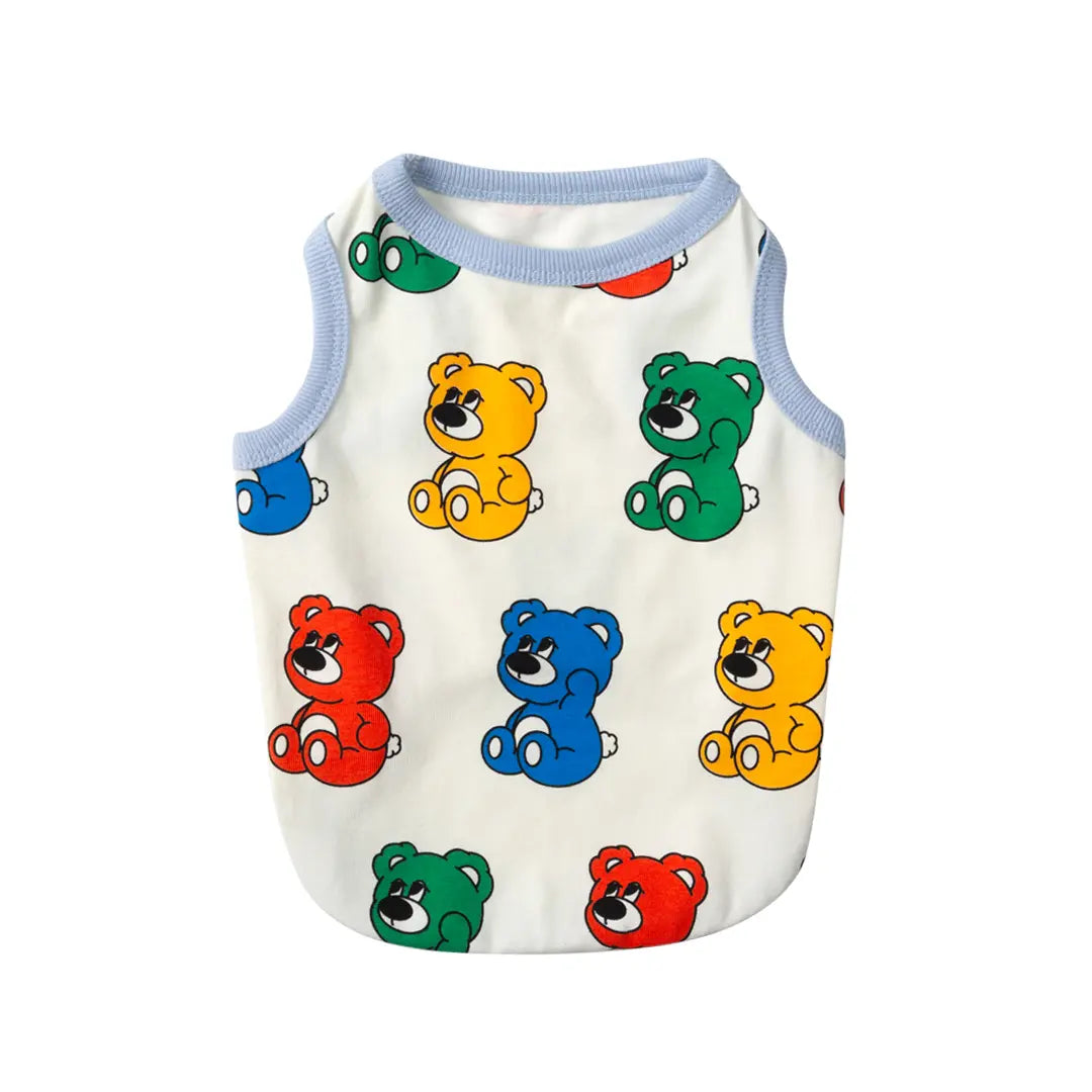andblank Iconic Joy Bear Sleeveless : Rainbow