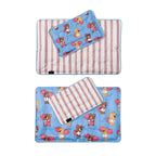 andblank Joy Bear Stripe Reversible Cool Mat