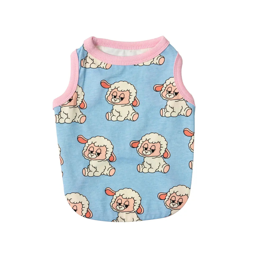 andblank Iconic Woolie Sleeveless : Sky Blue