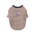 andblank A Stitch SoftWarm Stripe Short Sleeve : Green