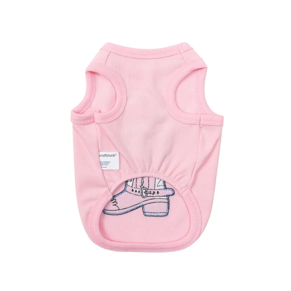 andblank Jelly Phant Western Sleeveless : Pink