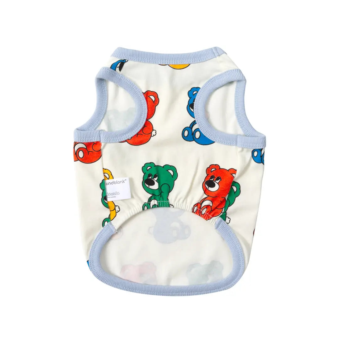 andblank Iconic Joy Bear Sleeveless : Rainbow
