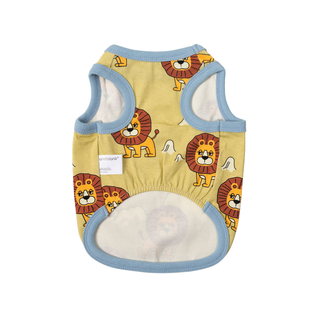 andblank Iconic Little Lion Sleeveless : Olive