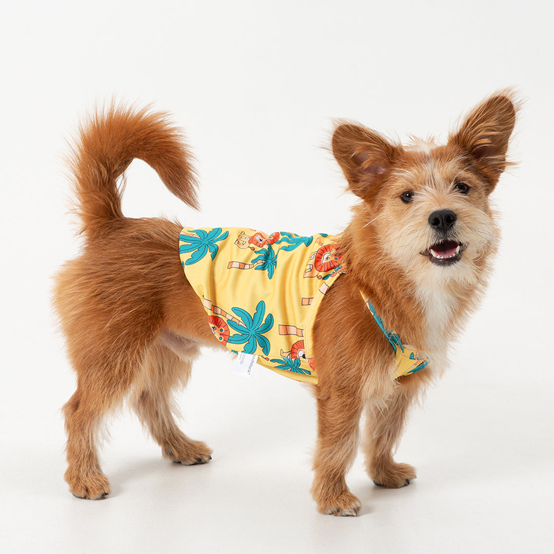 andblank Tropical Lion Bug Guard Cooling Sleeveless