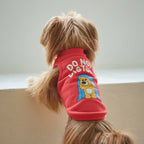 andblank Joy Bear Sleeveless Sweatshirt: Tangerine