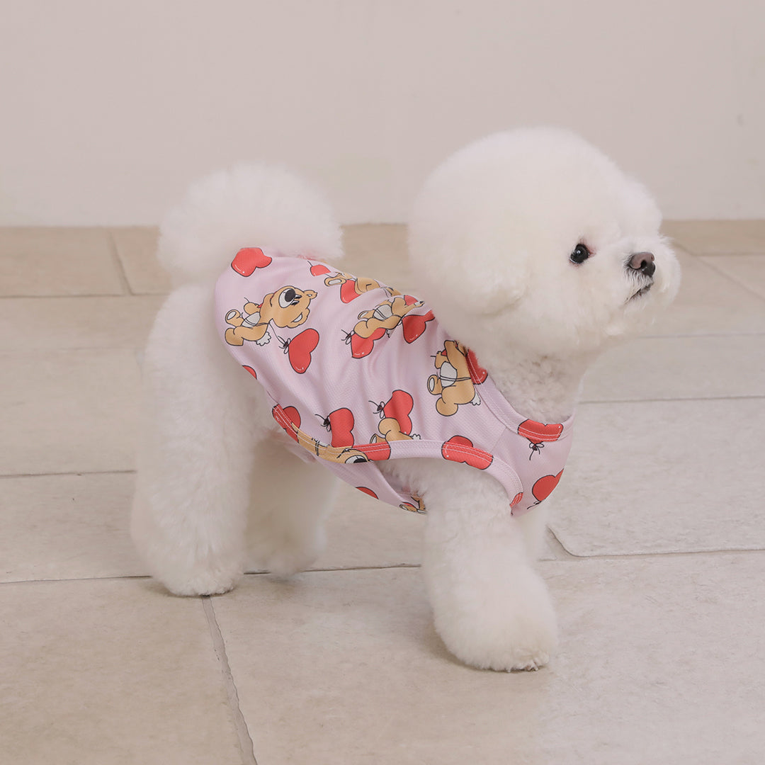 andblank Heart Balloon Joy Bear Bug Guard Cooling Top