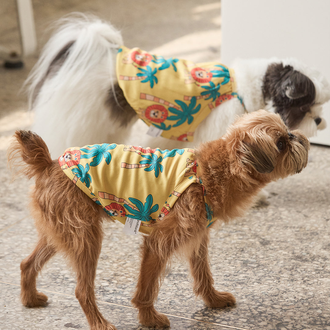 andblank Tropical Lion Bug Guard Cooling Sleeveless