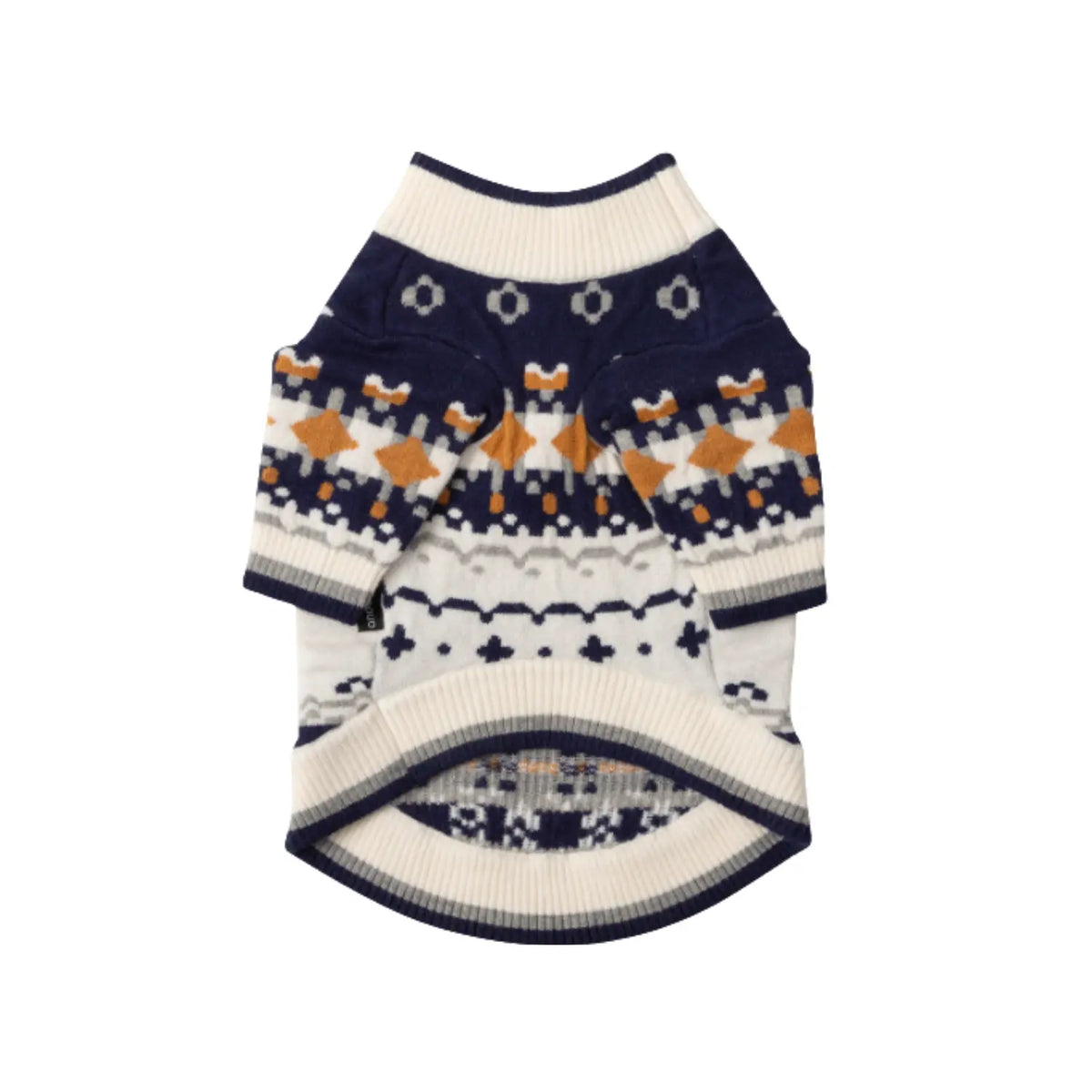 [andblank X urago] Jacquard Nordic Knit: Ivory