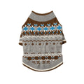 [andblank X urago] Jacquard Nordic Knit: Grey