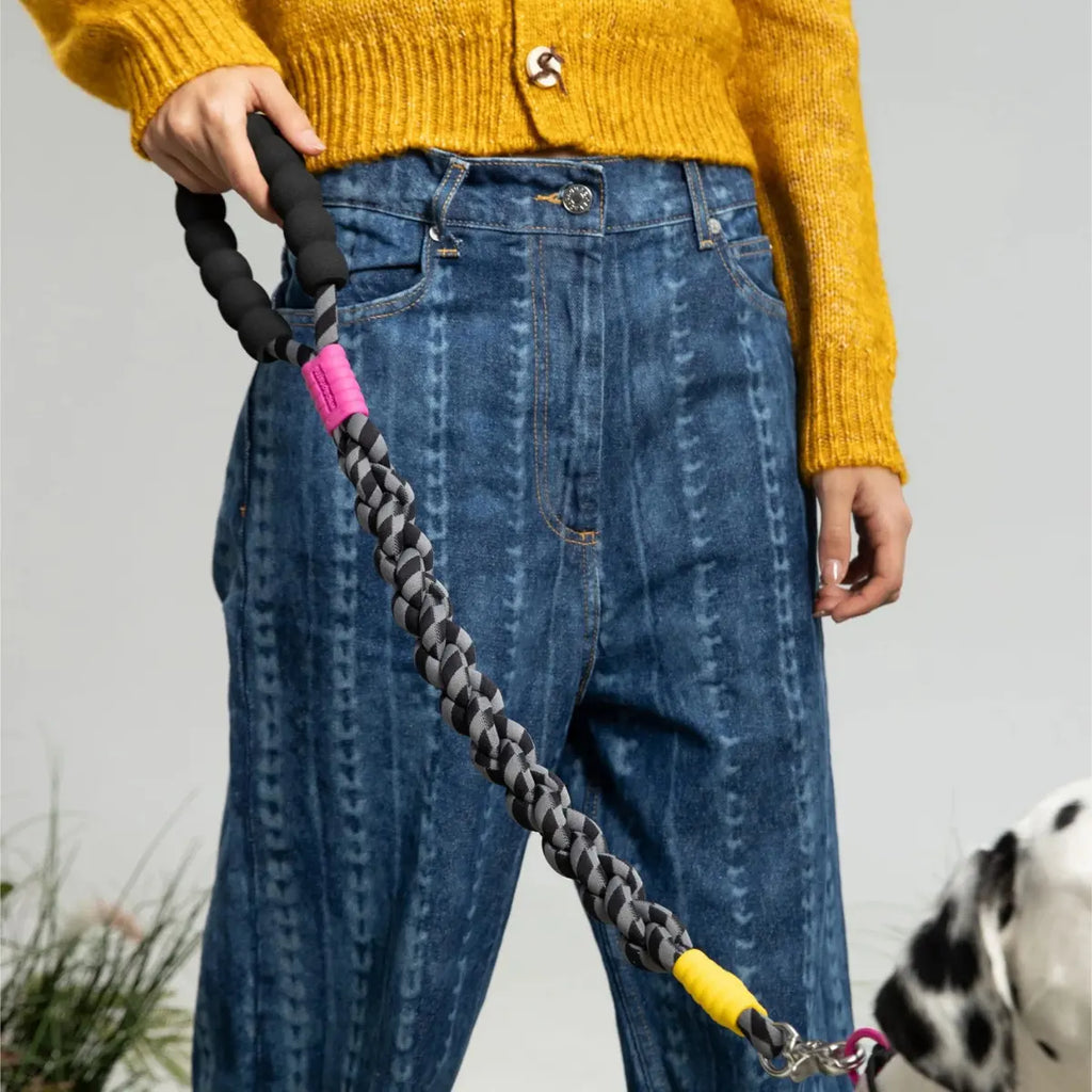 Maogoublue Marshmallow Twisted Dog Leash