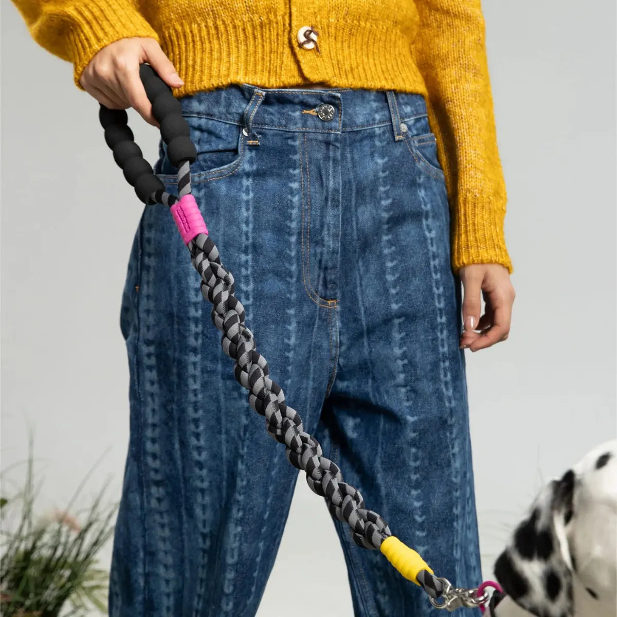 Maogoublue Marshmallow Twisted Dog Leash