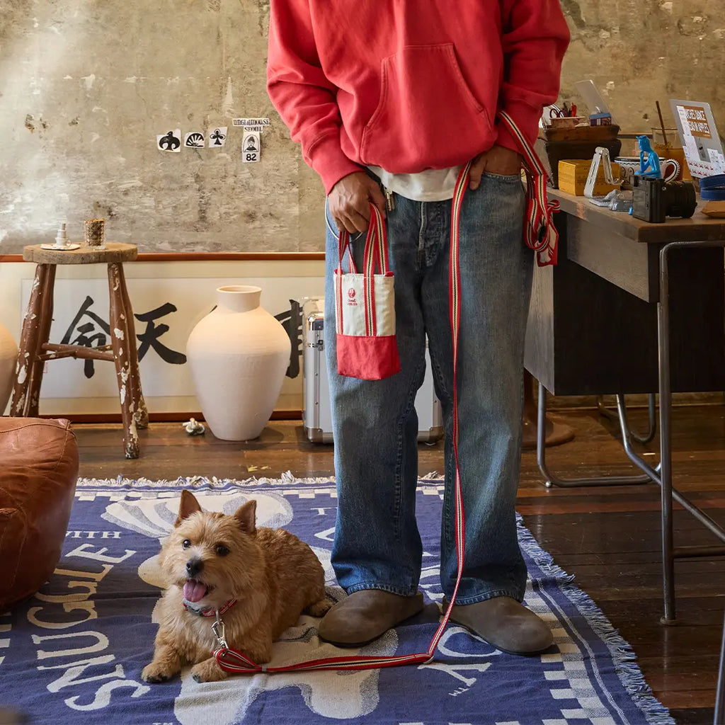 [Andblank x Camel] ABC™ Stripe Hands Free Leash