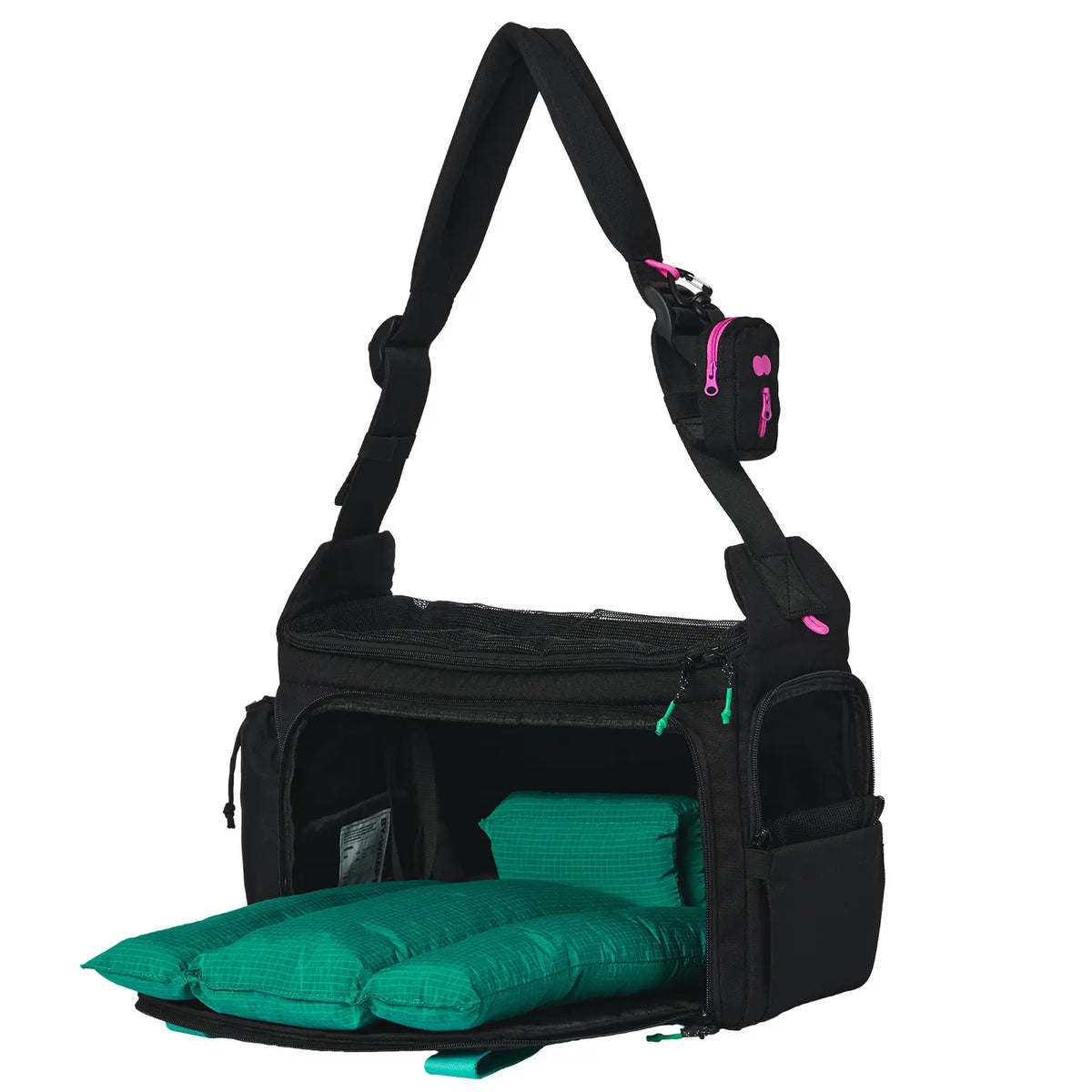 munikund BY-WRAP BAG + CUSHION - Black