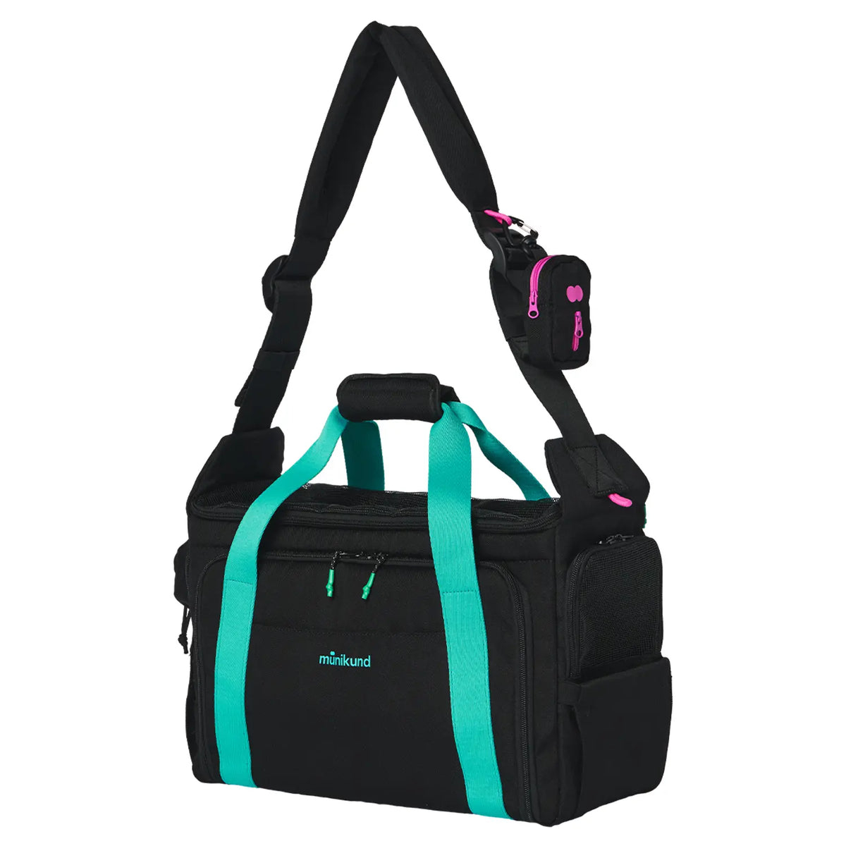 munikund BY-WRAP BAG + CUSHION - Black