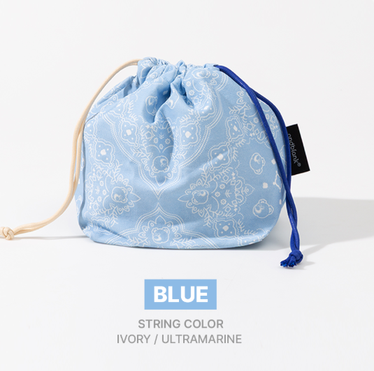 andblank Joy Bear Bandana String Pouch